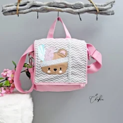 Outlet Kindergartenrucksack, Kindergartentasche, Bär, Stickdatei, personalisierbar, Geschenk, Rucksack, Tasche, individuell Kinder Kinderrucksack