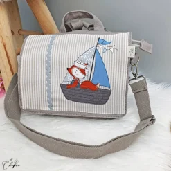 Outlet Kindergartenrucksack, Kindergartentasche, Fuchs, Stickdatei, personalisierbar, Geschenk, Rucksack, Tasche, individuell Kinder Kinderrucksack