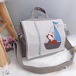 Outlet Kindergartenrucksack, Kindergartentasche, Fuchs, Stickdatei, personalisierbar, Geschenk, Rucksack, Tasche, individuell Kinder Kinderrucksack