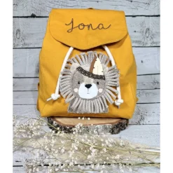 Hot Kindergartenrucksack Löwe Kindergarten personalisiert individuelles Geschenk Kinder Kinderrucksack
