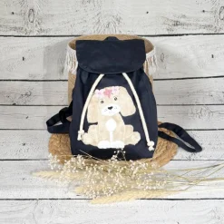 Kindergartenrucksack Mädchen Hund Welpe Kindergarten personalisiert individuelles Geschenk Kinder Kinderrucksack