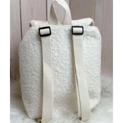 Discount Kindergartenrucksack personalisiert – Boucle Kinderrucksack mit Smileymotiv für Mädchen & Jungen Kinder Kinderrucksack