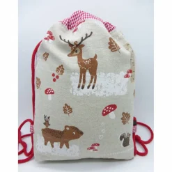 Discount Kinder-Rucksack, Sportbeutel, Turnbeutel, Rüdi  Rentier Kinder Turnbeutel