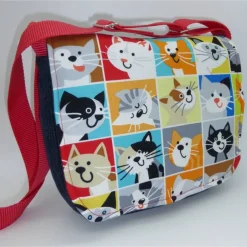 Kindergartentaschen|hessmade Kindertasche lustige Katzen Umhängetasche Kindergartentasche