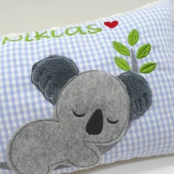 Best Kissen mit Namen Koala Beuteltier Namenskissen Taufkissen Kuschelkissen Kindergartenkissen Geburtsgeschenk Gastgeschenke