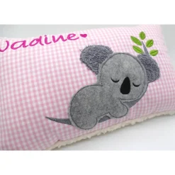 Best Kissen mit Namen Koala Beuteltier Namenskissen Taufkissen Kuschelkissen Kindergartenkissen Geburtsgeschenk Gastgeschenke