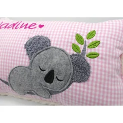 Best Kissen mit Namen Koala Beuteltier Namenskissen Taufkissen Kuschelkissen Kindergartenkissen Geburtsgeschenk Gastgeschenke