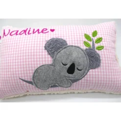 Best Kissen mit Namen Koala Beuteltier Namenskissen Taufkissen Kuschelkissen Kindergartenkissen Geburtsgeschenk Gastgeschenke