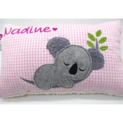 Best Kissen mit Namen Koala Beuteltier Namenskissen Taufkissen Kuschelkissen Kindergartenkissen Geburtsgeschenk Gastgeschenke