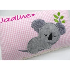 Best Kissen mit Namen Koala Beuteltier Namenskissen Taufkissen Kuschelkissen Kindergartenkissen Geburtsgeschenk Gastgeschenke