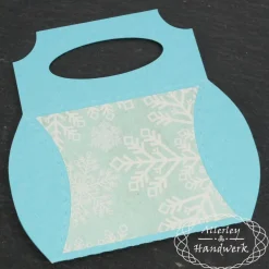 Kissenbox mit Henkel "Isa" ● 9,5 x 8 cm ● Weihnachten Geschenkverpackungen