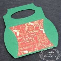 Kissenbox mit Henkel "Isa" ● 9,5 x 8 cm ● Weihnachten Geschenkverpackungen