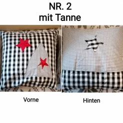 Sale Kissenhülle Weihnachtsmotiv Handarbeit 40x40cm Weihnachtsdeko