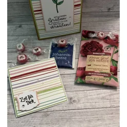 „kleine Auszeit“ Geschenkset inkl. Grußkarte zum Valentinstag, Muttertag, zum Geburtstag, Wellness Tüte mit Badesalz etc Geschenke Für Frauen