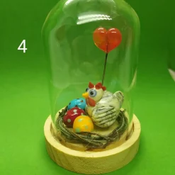 Best kleine Ostergrüße aus Glas Osterkörbchen