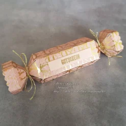 New Knallbonbon-Schachtel ~ Text: Gutschein ~ ca. 13 x 3 cm (befüllbar: ca. 8x3cm) Gutscheine