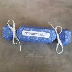 Best Knallbonbon-Schachtel ~ Text: Glückwunsch ~ ca. 13 x 3 cm (befüllbar: ca. 8x3cm) Geschenkverpackungen