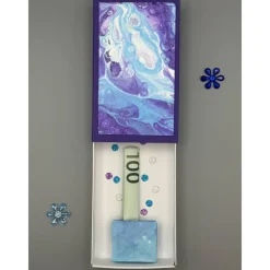 Sale Künstlerische Geldgeschenk Box im Pouring-Design – Originelle Geschenkverpackung Geschenkverpackungen