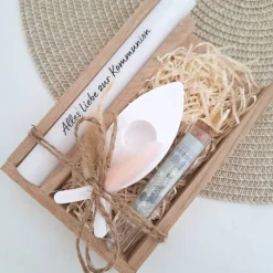 Best Kommunion Geldgeschenk Kommunionsgeschenk Kerzenhalter Fisch Reagenzglas Geschenkset Jungen Mädchen Kommunionskerze Guts Geschenke