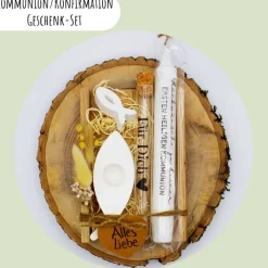 Best Kommunion oder Konfirmation Geschenk-Set | personalisierbar | Geldgeschenk | Geschenkidee | Glaube | Kirche Geschenke