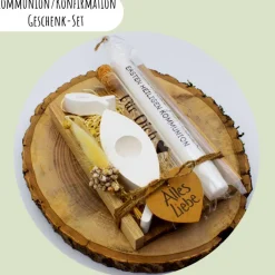 Best Kommunion oder Konfirmation Geschenk-Set | personalisierbar | Geldgeschenk | Geschenkidee | Glaube | Kirche Geschenke