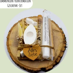 Best Kommunion oder Konfirmation Geschenk-Set | personalisierbar | Geldgeschenk | Geschenkidee | Glaube | Kirche Geschenke