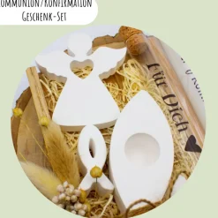 Sale Kommunion oder Konfirmation Geschenk-Set | personalisierbar | Geldgeschenk | Geschenkidee | Glaube | Kirche Geschenke