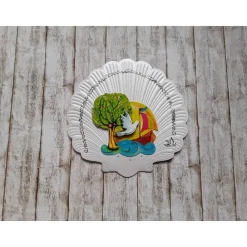 New Kommunionkarte  Baum , weiße Taube, Segelboot Glückwunschkarten