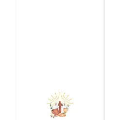 Hot Kommunionseinladungskarten 10er-Set, Kommunionseinladungen mit christlichen Symbolen, Einladung Erstkommunion Einladungskarten