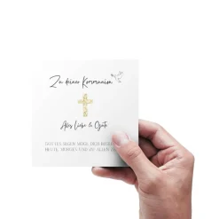 Kommunionsgeschenk Mädchen, Personalisiertes Geschenk Kommunion, personalisiertes Engel Armband mit Gravur Geschenke