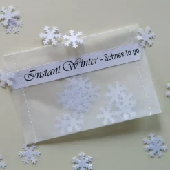 Weihnachtsgeschenke|ZauberhafteDinge24 Konfetti-Tütchen, ☆ Instant Winter - Schnee to go ☆