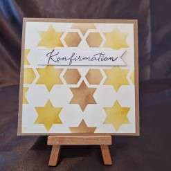 Glückwunschkarten|Teufelinchens_Ideen_Shop Konfirmation - Sterne - Bunt - Geschenk