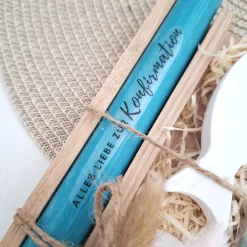 Best Konfirmation Geldgeschenk Konfirmationsgeschenk mit einem Fisch (Var 2) Kerzenhalter rund Geschenkset für Jungen Mädchen Geschenke