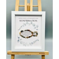 Geschenke|Franzis Creative World Konfirmationsgeschenk, personalisiertes Geschenk Konfirmation, Kommunion Wanddeko, Wandbild Konfirmation