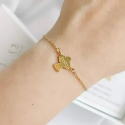 Hot Konfirmationsgeschenk personalisiert, Geschenk zur Konfirmation Mädchen Jungen, Engel Armband mit Gravur Edelstahl Geschenke