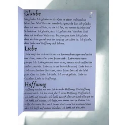 Outlet Konfirmationskarte Klappkarte A6 - Psalm 139,5 – Modernes Design Glaube Liebe Hoffnung -Edles 300g Papier Glückwunschkarten