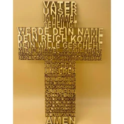 Kreuz „Vater unser“ Dekoration