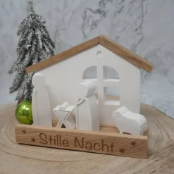 New Krippe aus Holz und Raysin Krippen