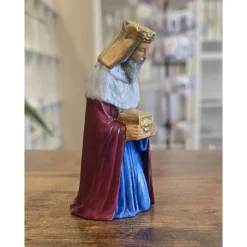 Krippen|Keramikflamme Krippenfigur aus Keramik - König - Weihnachtsdekoration