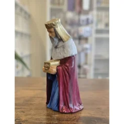 Krippen|Keramikflamme Krippenfigur aus Keramik - König - Weihnachtsdekoration