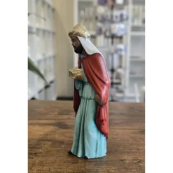 Krippen|Keramikflamme Krippenfigur aus Keramik - König - Weihnachtsdekoration