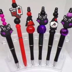 Accessoires|Punkrockdesign Kugelschreiber Gnom Zwerg Horror Fledermaus – Unikate Geschenkideen