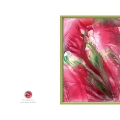 Clearance Kunst–Doppelkarte - „Nelkenknospen“ - bewusst ohne Textvorgabe - Design Ulrike Kröll. Glückwunschkarten