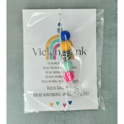 Danksagungskarten|EMas Lädchen kunterbuntes Abschiedsgeschenk Kindergarten, Dankeschön Erzieherin, Sonnenfänger, Abschiedsgeschenk