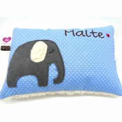 Best Kuschelkissen Elefant Elefanten Wunschnamen Taufkissen Geburtskissen - Schmusekissen Kissen mit Namen Gastgeschenke