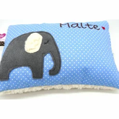 Best Kuschelkissen Elefant Elefanten Wunschnamen Taufkissen Geburtskissen - Schmusekissen Kissen mit Namen Gastgeschenke