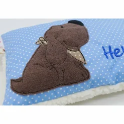 Best Kuschelkissen  Hund Labrador Retriever  Wunschnamen Taufkissen Geburtskissen - Schmusekissen Kissen mit Namen Gastgeschenke