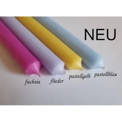 Outlet lange Stabkerzen 18cm lang - 22mm Durchmesser farbig | Geburtstagskerzen | Kerzen Geburtstagskerzen