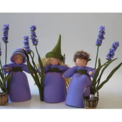 Discount Lavendel Mädchen - Blumenkind - Jahreszeitentisch - Waldorf Art - Art.Nr.SO29 Sommer