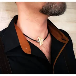 Discount Lederkette Horn, Auswahl Trachtenschmuck